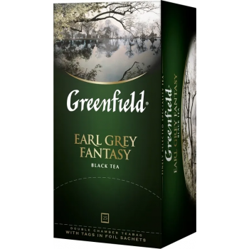 Чай черный Greenfield Earl Grey Fantasy, 25 х 2 г