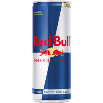 Энергетический напиток Red Bull, 0.25л 