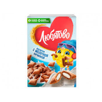 Подушечки с молочной начинкой Любятово 220 г.