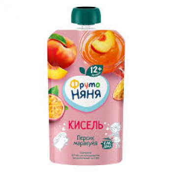 ФрутоНяня Кисель 130г.  Персик и Маракуйя
