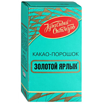 Какао-порошок Красный Октябрь Золотой ярлык, 100г