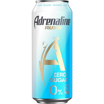Энергетический напиток Adrenaline Rush Без Сахара, 0.449 л