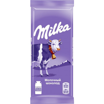 Шоколад Milka молочный, 85г