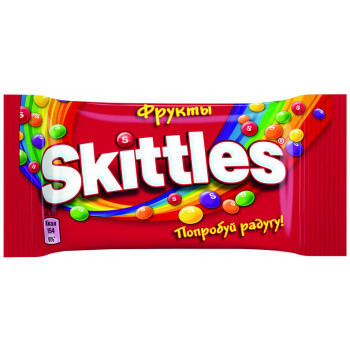 Драже Skittles Фрукты в сахарной глазури, 38г
