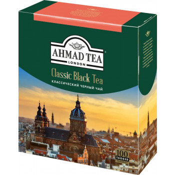 Чай Ahmad Tea "Классический", черный, 100 пакетиков