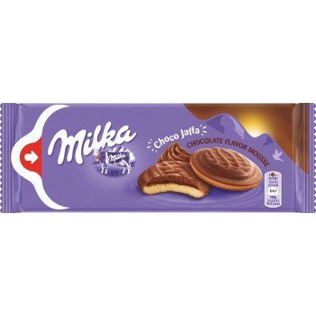Милка печенье 128г. ChocoJaffa Chocolate Mousse В шок глазури с шоколад муссом