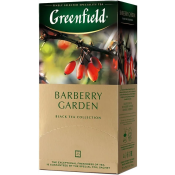 Чай черный Greenfield Barberry Garden, 25 х 1,5 г