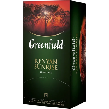 Чай черный Greenfield Kenyan Sunrise, 25 х 2 г