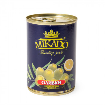 Оливки Фаршированные с Лимоном ж\б 24х314 мл  (MIKADO)