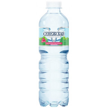 Вода питьевая негазированная Сенежская 0,5л