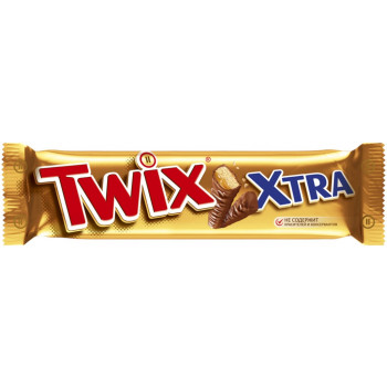 Шоколадный батончик Twix Xtra, 82г