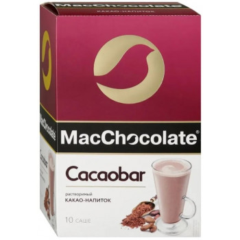 Шоколад горячий MacChocolate Cacaobar 20г