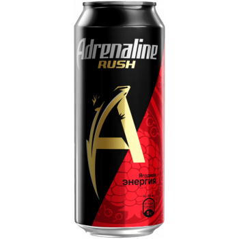 Энергетический напиток Adrenaline Rush Red Energy, 0.449л