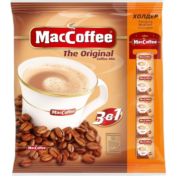 Напиток MacCoffee Original кофейный растворимый 3 в 1 100пак*20г