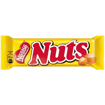 Батончик Nestle Nuts Цельный фундук, 50г