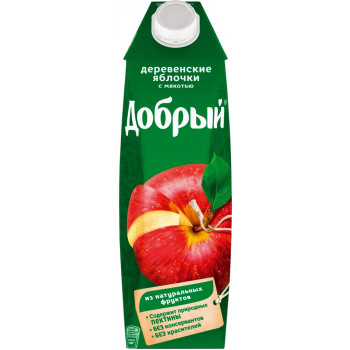Нектра Добрый Деревенские яблочки 1л
