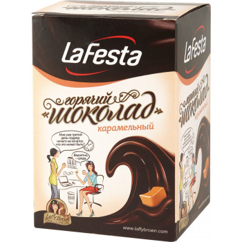 LA Festa Горячий шоколад карамель 220г.