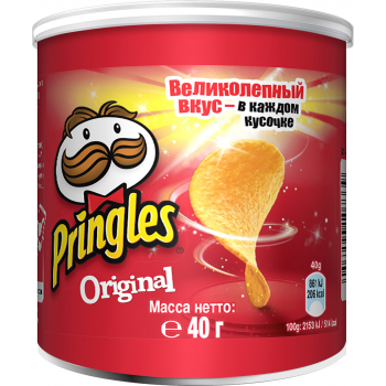 Чипсы картофельные Pringles Оригинальные, 40г