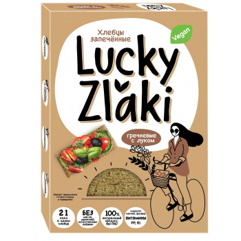 Хлебцы Lucky Zlaki 72гр Гречневые с луком