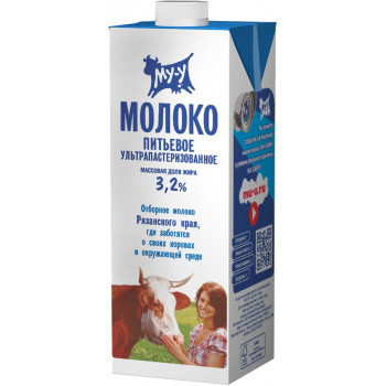Молоко МУ-У ультрапастеризованное 3,2% 925мл