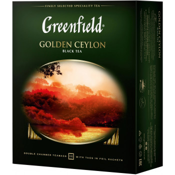 Чай черный Greenfield Golden Ceylon, 100 х 2 г