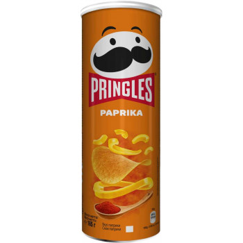 Чипсы картофельные Pringles Паприка, 165г