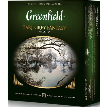 Чай черный Greenfield Earl Grey Fantasy, 100 х 2 г