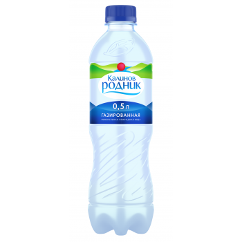 Вода питьевая газированная Калинов Родник 0.5л