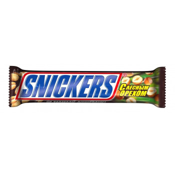Шоколадный батончик Snickers Лесной Орех, 81г