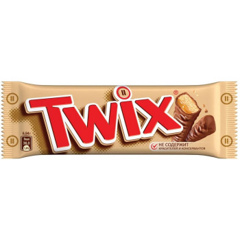 Батончик шоколадный Twix, 55 г