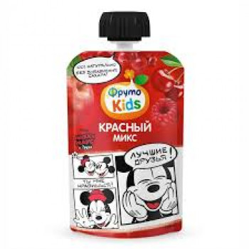 Пюре ФрутоKids Красный микс 90г.