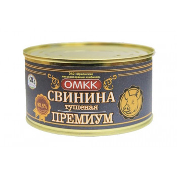 Свинина тушеная Тушенка премиум 325г