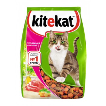 Кош. Корм сухой (Kitekat) Телятина аппетитная 350г