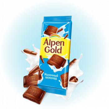 Шоколад Alpen Gold Молочный, 85г