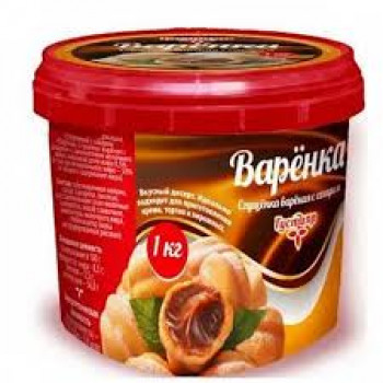 Сгущ. вареное. с сах. Начинка конд. 8,5%, 1 кг ведро ПЭТ Густияр