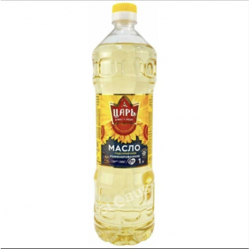 Масло подсолнечное раф. "ЦАРЬ" 1л