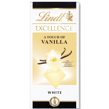 Шоколад белый Lindt с ванилью, 100г