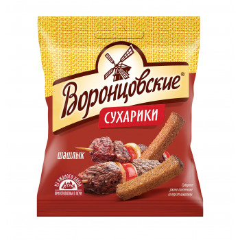 Сухарики Воронцовские с шашлыком, 40 г