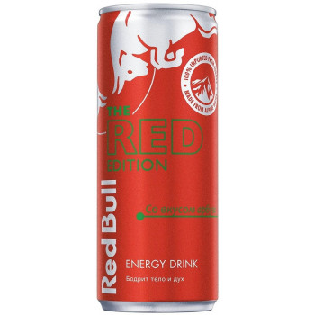 Энергетический напиток Red Bull Red Edition Арбуз, 0.25л 