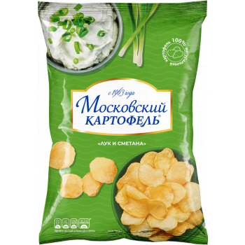 Московский Картофель 120г. Сметана/Лук