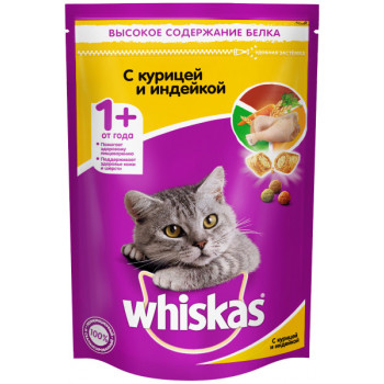 Кош. Корм сухой (Whiskas) Курица/Индейка 350г