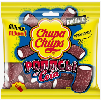 Мармелад Chupa Chups Роллсы со вкусом колы 150 г