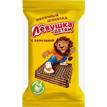 Весовые конфеты  Экстрамолочный шоколад с вафлями "Лёвушка" 4кг 