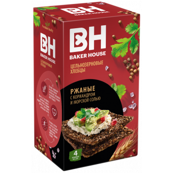Хлебцы Скандинавские Бикер Хаус 180г.  Ржаные