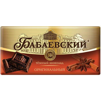 Шоколад Бабаевский темный Оригинальный, 90г