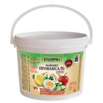 Майонез Провансаль  67% 9,4кг Ведро Кубаночка