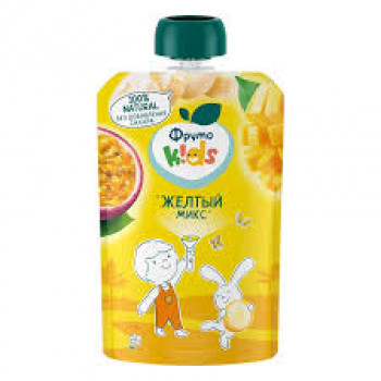 Пюре ФрутоKids Желтый микс 90г.