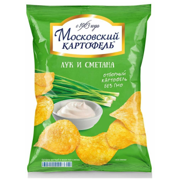 Московский Картофель 60 г. Сметана Лук