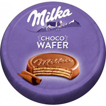 Печенье Milka Choco Wafer с начинкой с какао, покрытые молочным шоколадом, 30г