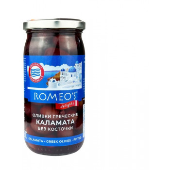 Оливки ROMEO'S DELIGHTS Каламата б/к 330г ст/б 